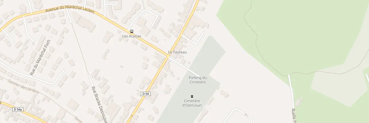 Plan du 34 Rue du Cimetière à Ostricourt