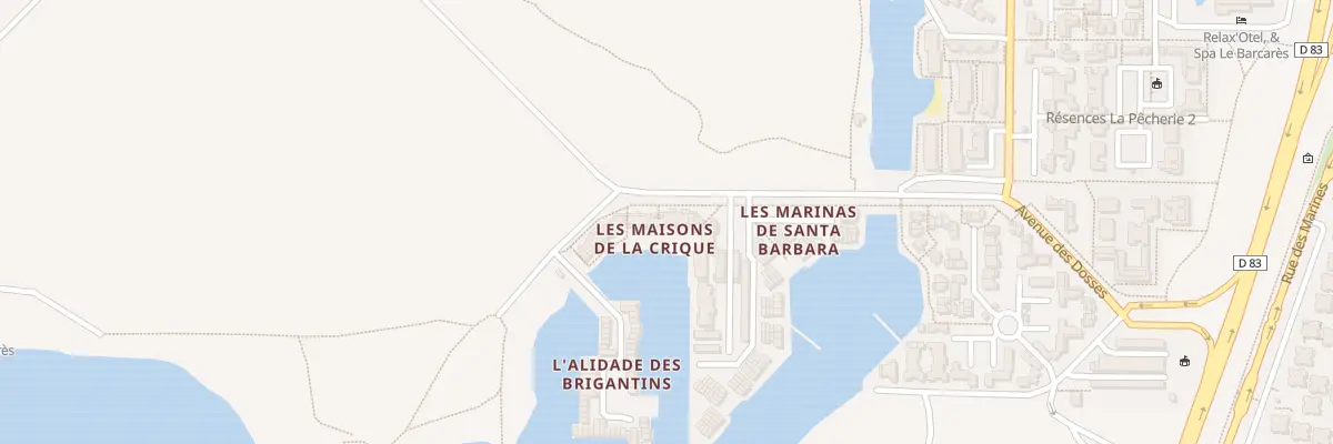 Plan du 3 Av des Dosses au Barcarès