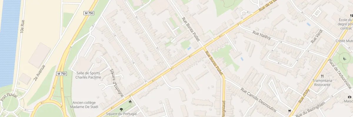 Plan du 138 Rue de la Bassée à Lille