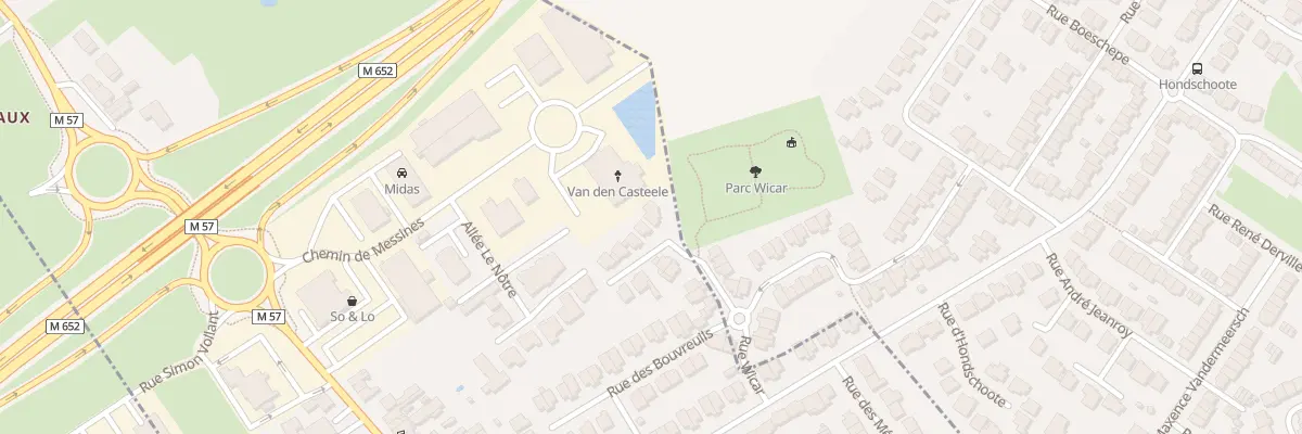 Plan du 73 Rue Wicar à Saint-André-lez-Lille