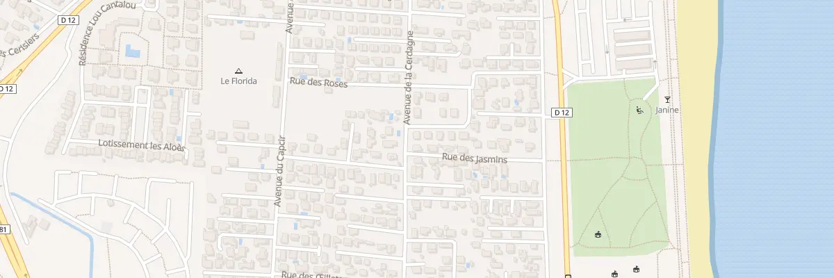Plan du 2 Rue Tournesols à Sainte-Marie-la-Mer
