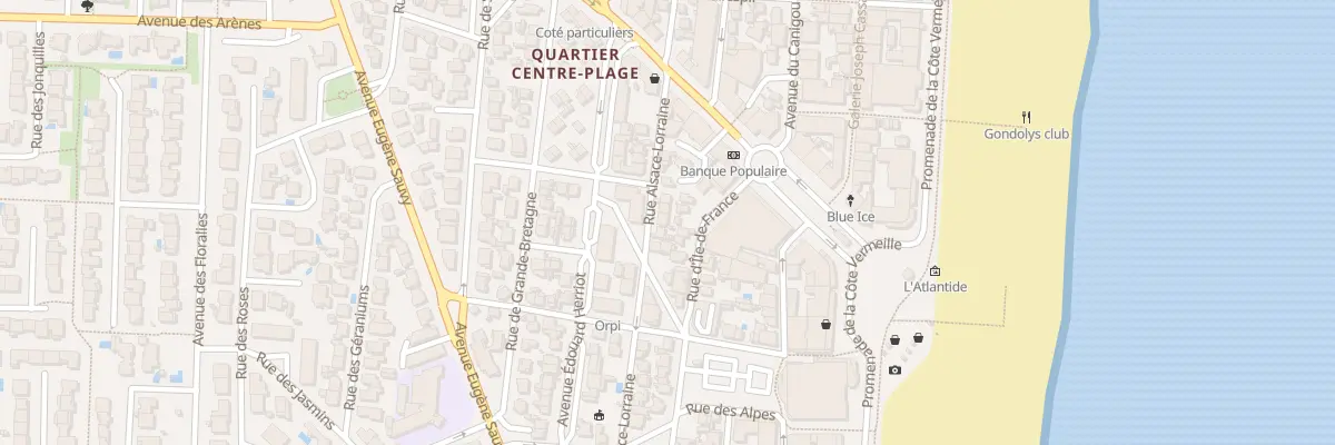 Plan du 17 Rue Alsace Lorraine à Canet-en-Roussillon