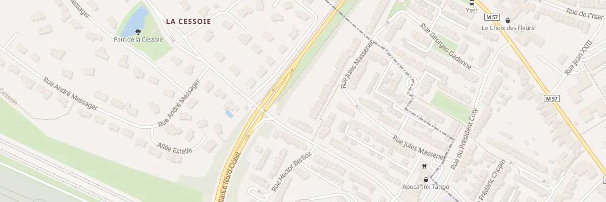 Plan du 53 Rue Massenet à Lambersart