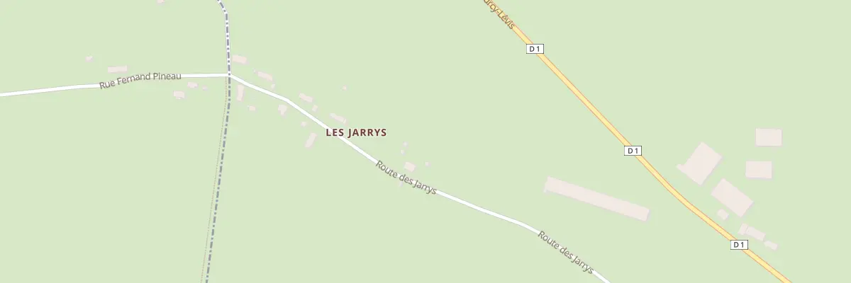 Plan du 2 Les Jarrys à Limoise