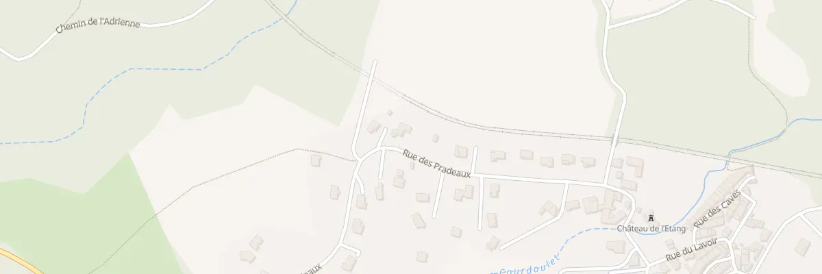 Plan du 10 Rue des Pradeaux à Chanat-la-Mouteyre