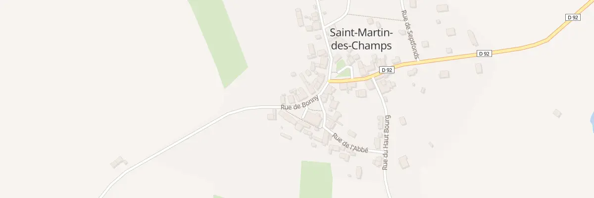 Plan du 20 Rue de Bonny à Saint-Martin-des-Champs