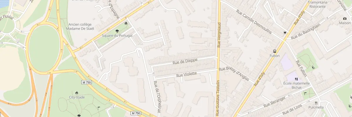 Plan du 31 Rue de Dieppe à Lille