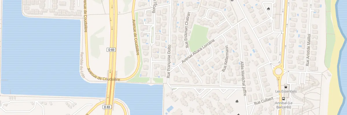Plan du 4 Rue Francoise Dolto au Barcarès