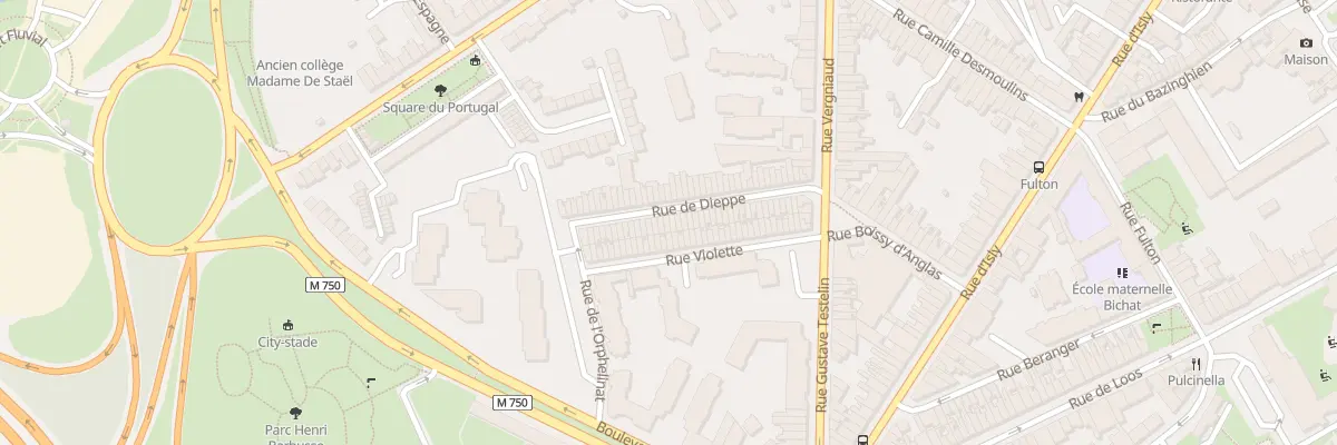 Plan du 30 Rue de Dieppe à Lille