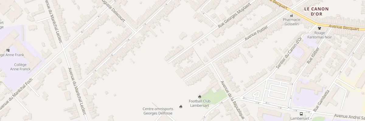 Plan du 55 Rue Georges Muylaert à Lambersart