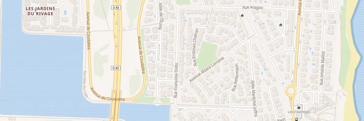 Plan du 12 Rue Francoise Dolto au Barcarès