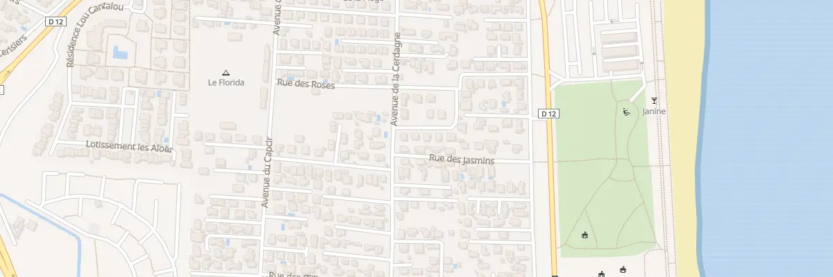 Plan du 4 Rue Tournesols à Sainte-Marie-la-Mer