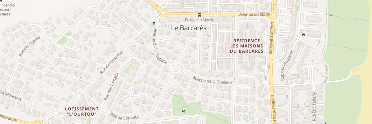 Plan du 20 Rue de la Corvette au Barcarès