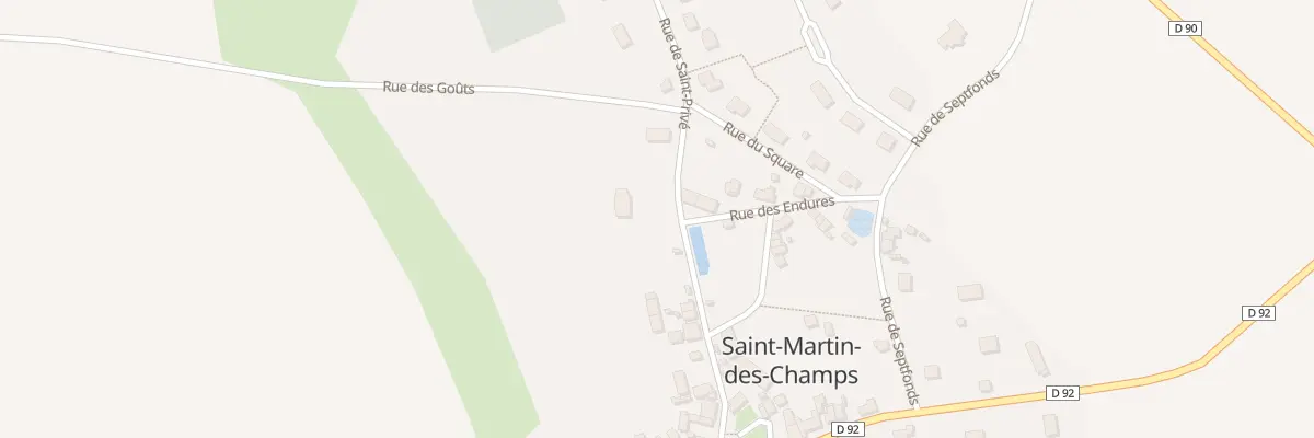 Plan du 168 Le Village à Saint-Martin-des-Champs