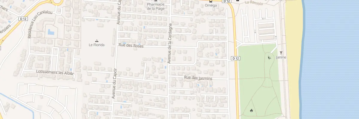 Plan du 3 Rue Tournesols à Sainte-Marie-la-Mer