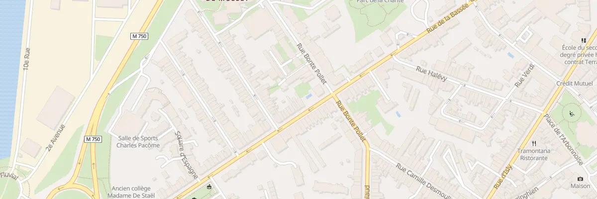 Plan du 130 Rue de la Bassée à Lille