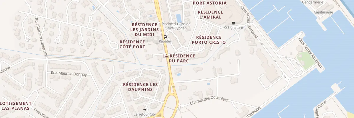 Plan du 9001 Res du Parc à Saint-Cyprien