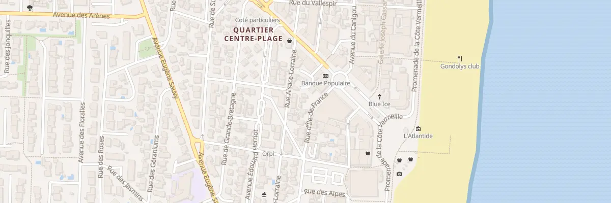 Plan du 6 Rue Ile de France à Canet-en-Roussillon