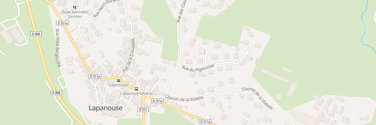Plan du 1 Rue du Pigeonnier à Sévérac d’Aveyron