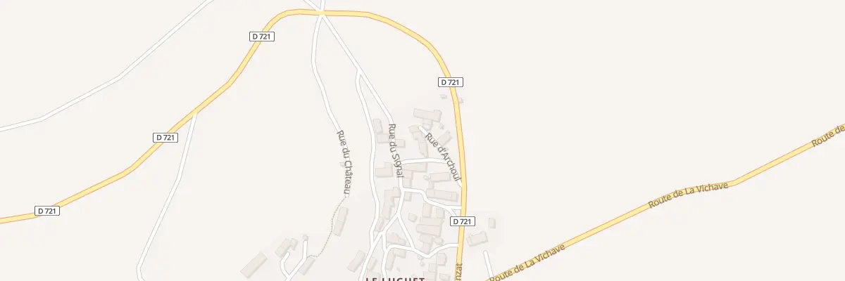 Plan du 5337 Le Luguet à Anzat-le-Luguet