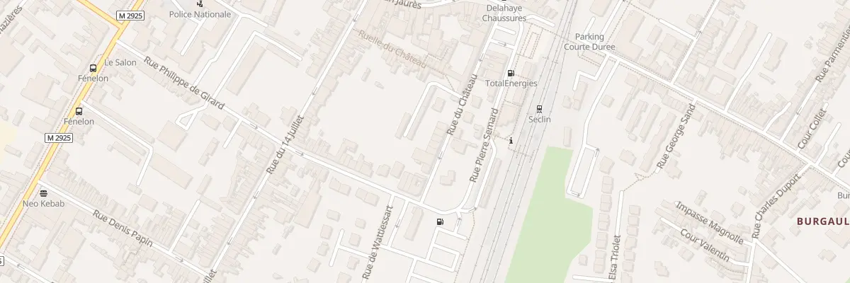 Plan du 18 Rue du Château à Seclin