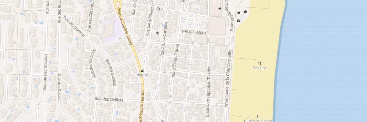 Plan du 9 Rue du Poitou à Canet-en-Roussillon