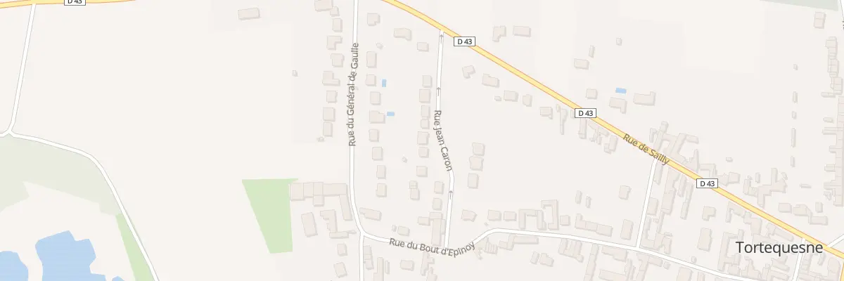 Plan du 6 Rue Jean Caron à Tortequesne