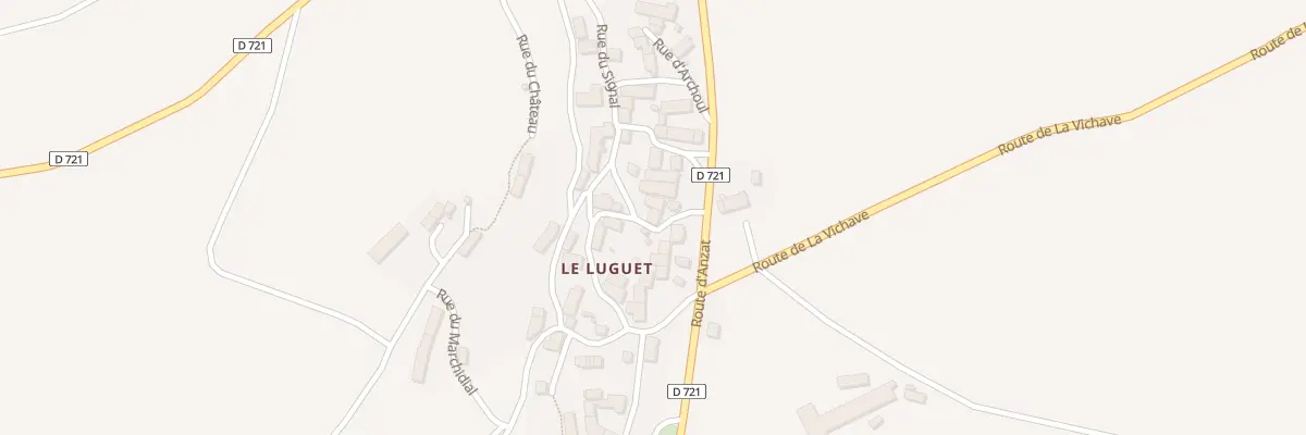 Plan du 5212 Le Luguet à Anzat-le-Luguet