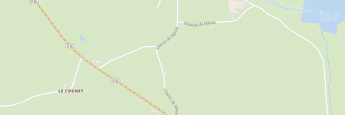Plan du 1181 Che de Malvas à Rocles