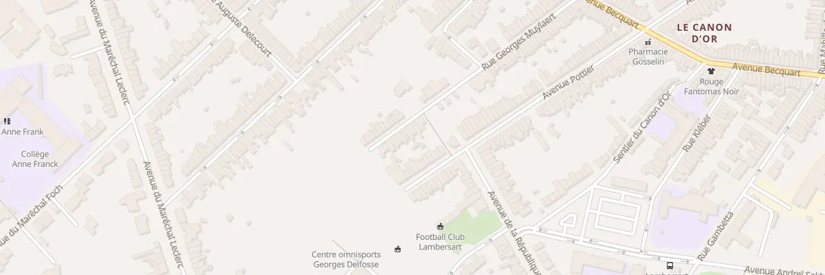 Plan du 49 Rue Georges Muylaert à Lambersart