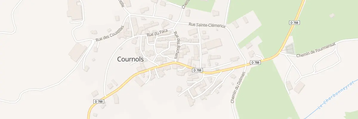 Plan du 5059 Bourg de Cournols à Cournols