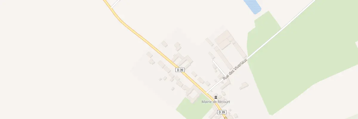 Plan du 1 Gr Grande Rue à Récourt