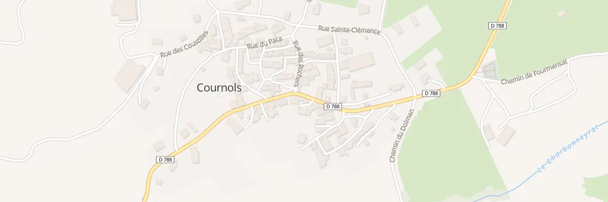 Plan du 5057 Bourg de Cournols à Cournols