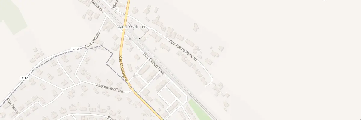Plan du 222 Rue Pierre Serveau à Ostricourt