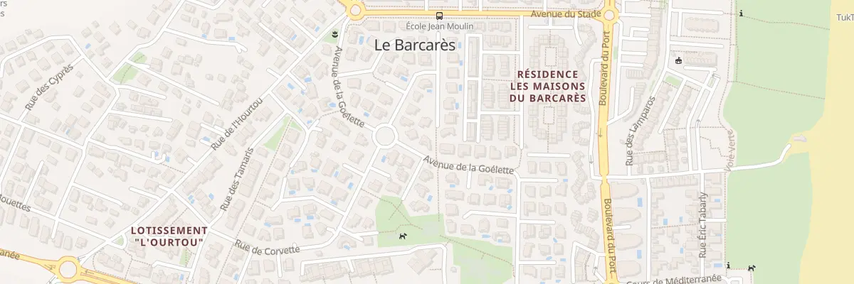 Plan du 12 Av de la Goélette au Barcarès