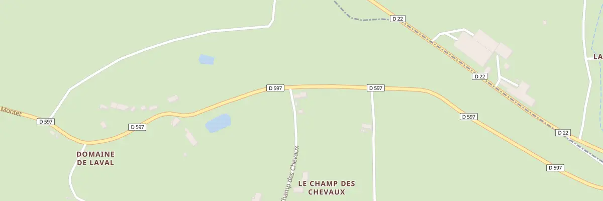 Plan du 15 Rte du Champ des Chevaux à Saint-Sornin