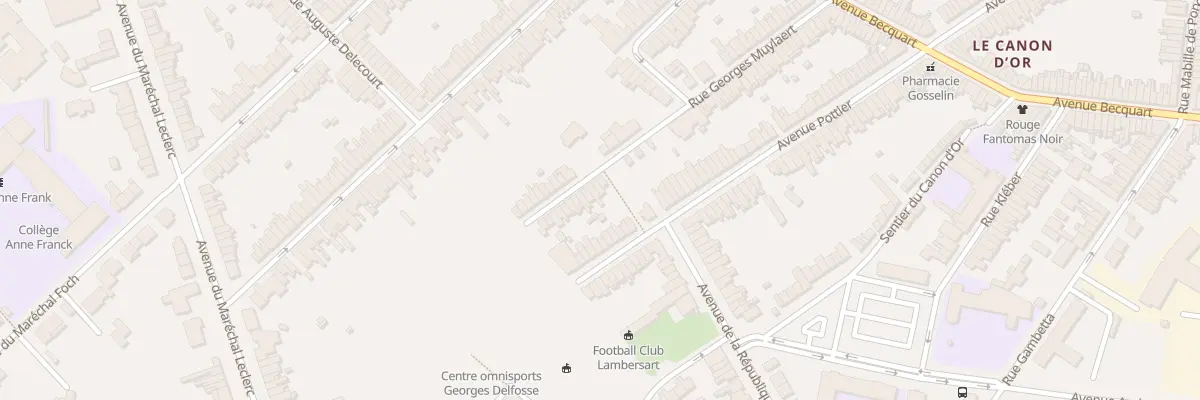 Plan du 45 Rue Georges Muylaert à Lambersart
