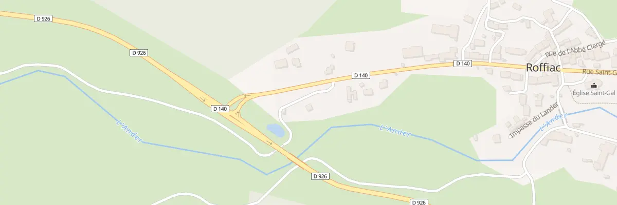 Plan du 29 Rue Saint Gal à Roffiac