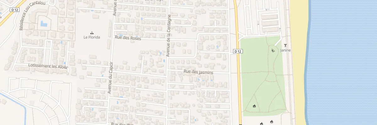 Plan du 8 Rue Tournesols à Sainte-Marie-la-Mer