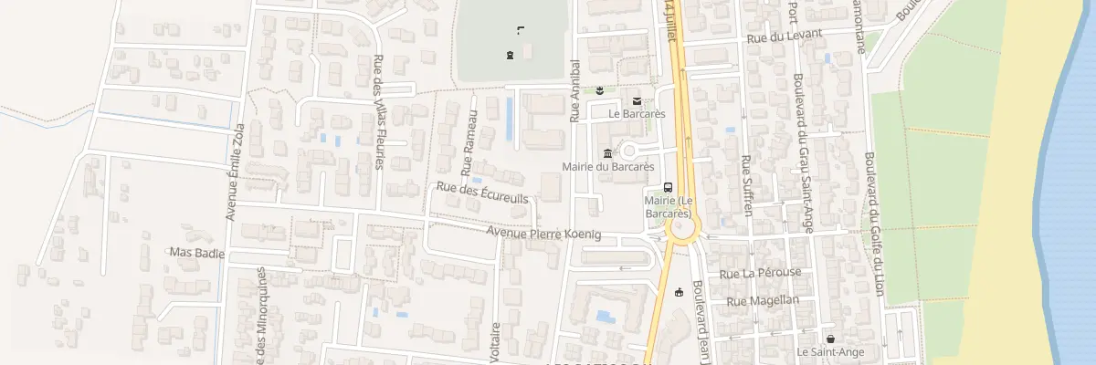 Plan du 19 Rue Annibal au Barcarès