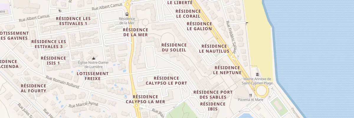 Plan du 14 Rue Marc de St Amant à Saint-Cyprien