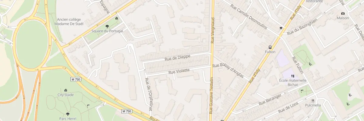 Plan du 46 Rue de Dieppe à Lille