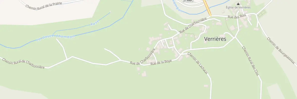 Plan du 17 Rue de Charbonniere à Verrières