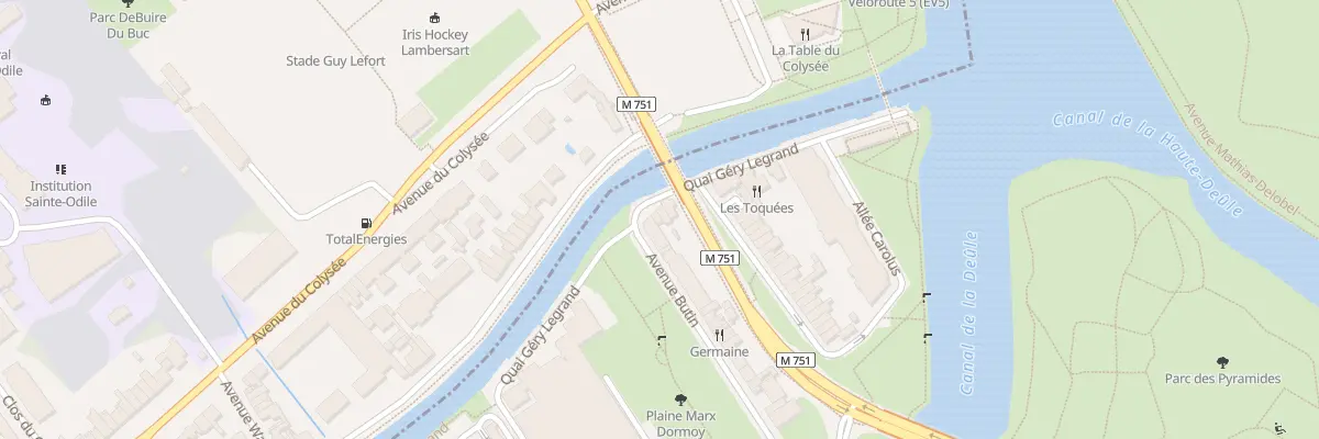 Plan du 122 Quai Géry Legrand à Lille