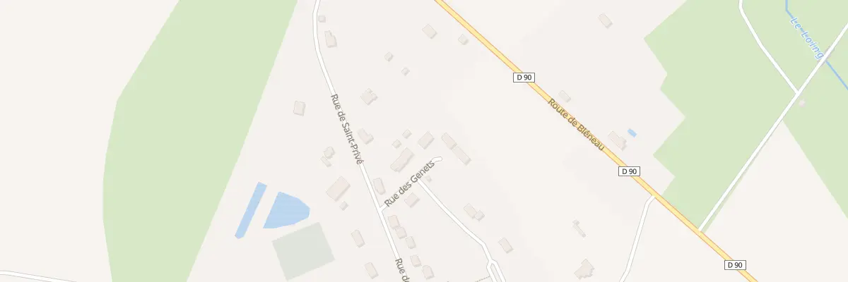 Plan du 3 Rue des Genets à Saint-Fargeau