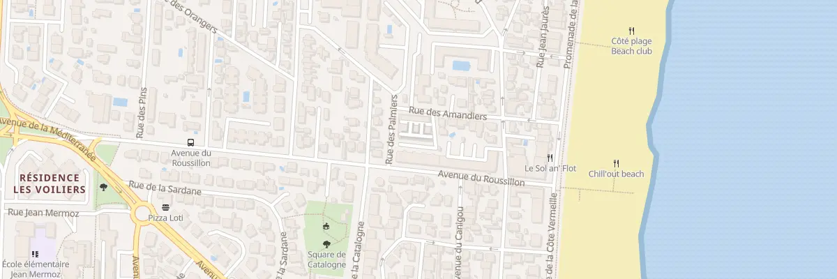 Plan du 6B Av du Roussillon à Canet-en-Roussillon