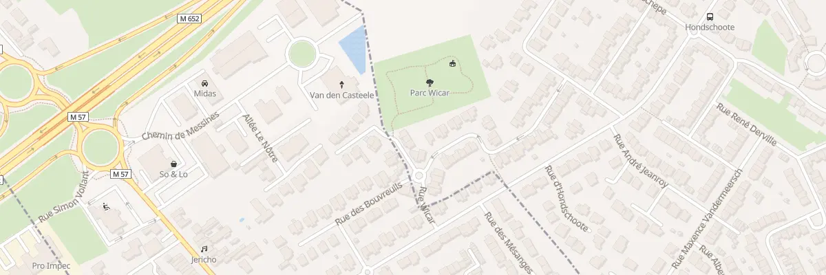 Plan du 50 Rue Wicar à Marquette-lez-Lille