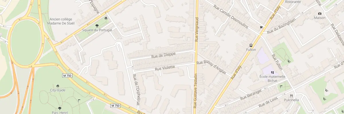 Plan du 52 Rue de Dieppe à Lille