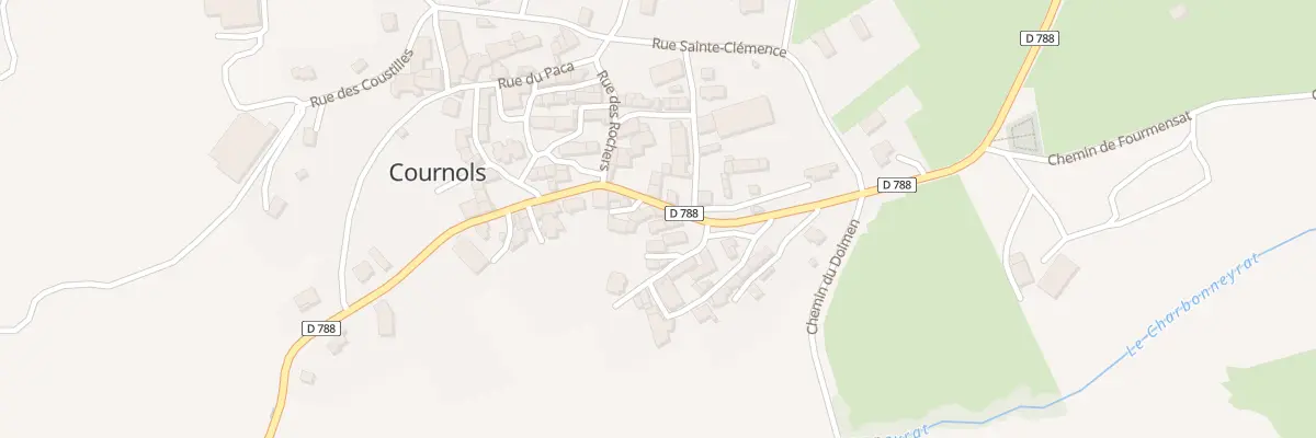 Plan du 5055 Bourg de Cournols à Cournols