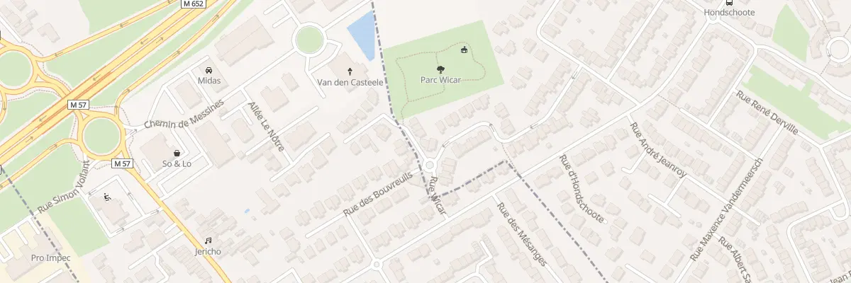 Plan du 46 Rue Wicar à Marquette-lez-Lille